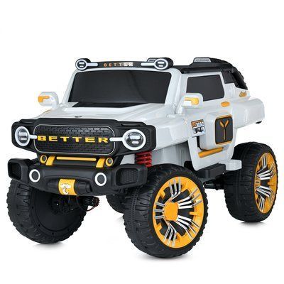 Дитячий електромобіль Bambi Racer M 5821EBLR-1 24V білий 4 мотори EVA 618107 фото