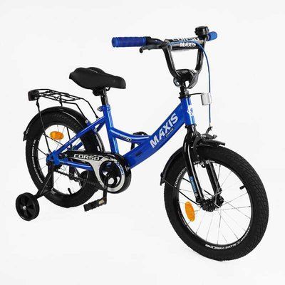 Велосипед дитячий двоколісний CORSO MAXIS CL-18007 18" сталева рама Синій 548205 фото