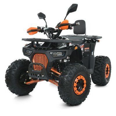 Детский электромобиль квадроцикл HB-EATV1450F-P-2-7(MP3) V2 1500W 60V оранжево-черный 640458 фото