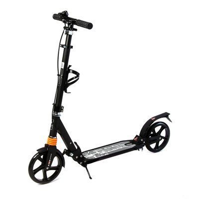 Самокат двухколесный Itrendy Urban 003s с ручным тормозом черный 576679 фото