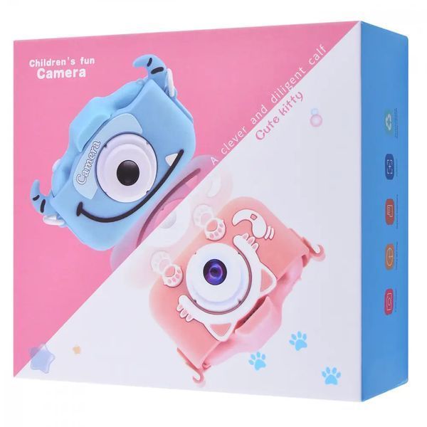 Дитячий цифровий фотоапарат MD CAT X-600 з фото, відео, іграми, Блакитний 524316 фото