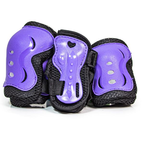 Комплект ролики-коньки 2 в 1 Scale Sport, Фиолетовый, размер 29-33, светящиеся колеса 469215 фото