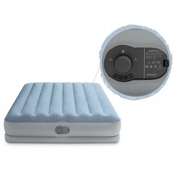 Надувне ліжко двомісне INTEX 64159 з насосом USB, 203 х 152 х 36 см 491167 фото