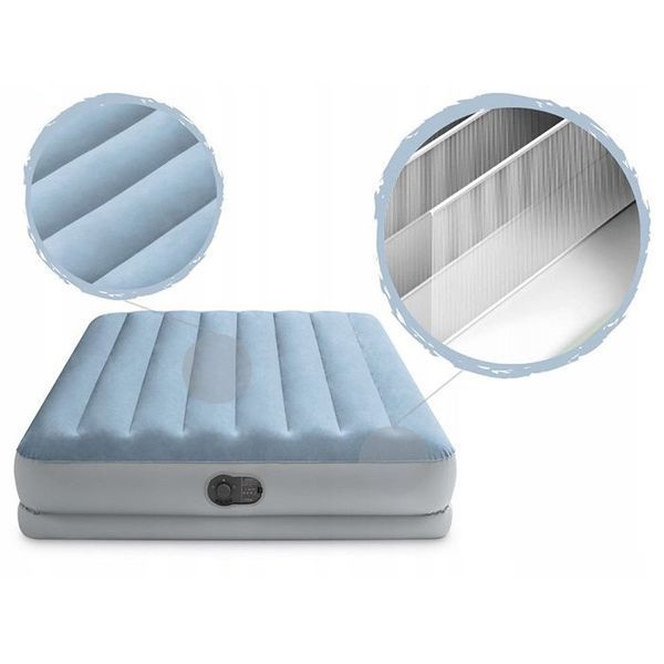 Надувне ліжко двомісне INTEX 64159 з насосом USB, 203 х 152 х 36 см 491167 фото