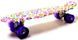 Penny Board "Violet Flowers" Светящиеся колеса. 6207 фото 3