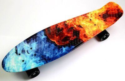 Penny Board Nickel 27" "Fire and Ice". 6212 фото
