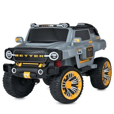 Дитячий електромобіль Bambi Racer M 5821EBLR-11 Джип сірий 4 мотори 24V 618108 фото