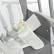 Стільчик-гойдалка для годування El Camino ME 1087 SWAN, регулювання по висоті і положенню, музика, управління смартфоном, Сірий 493449 фото 10